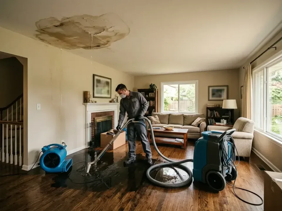 attic-pipe-burst-ceiling-drip-008 — frequently asked questions, Water Damage Restoration & Carpet Care in Oswego, IL
